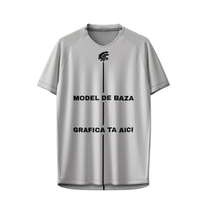 Tricou Sport Personalizabil – Core Essential Silver