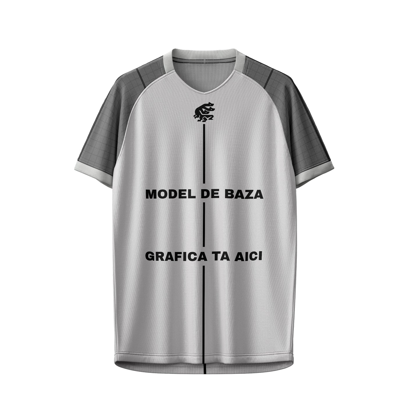 Custom Sports T-Shirt – Core Silver Raglan