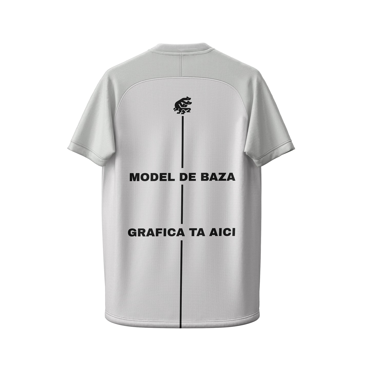 Custom Sports T-Shirt – Core Essential Silver
