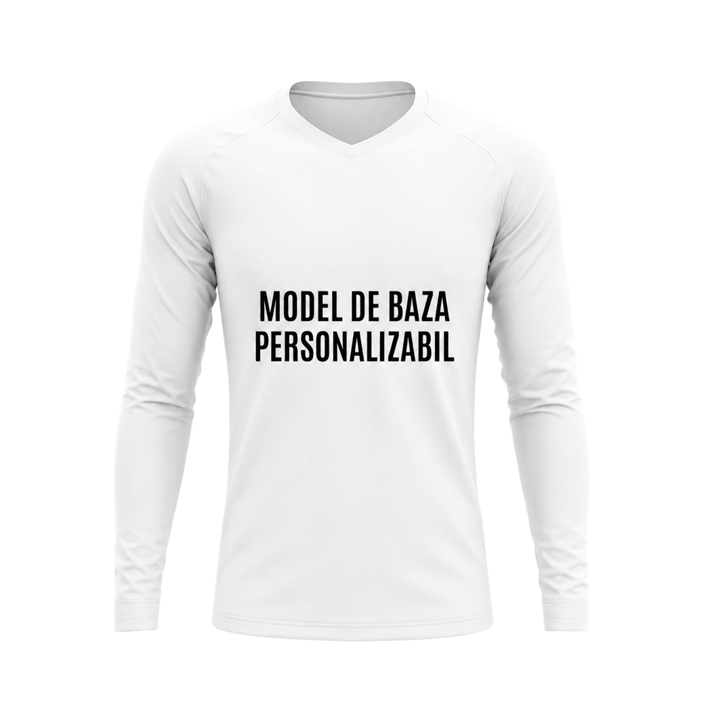 Bluză sport personalizabilă KINIDRA V-Neck cu mânecă lungă