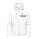 Windbreaker sport personalizabil KINIDRA Motion cu fermoar complet și glugă